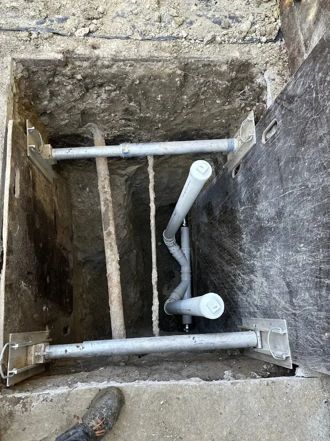 Experienced plumber completing Gas Line Repair work in Clinton